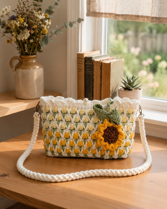 Flower Crochet Bag