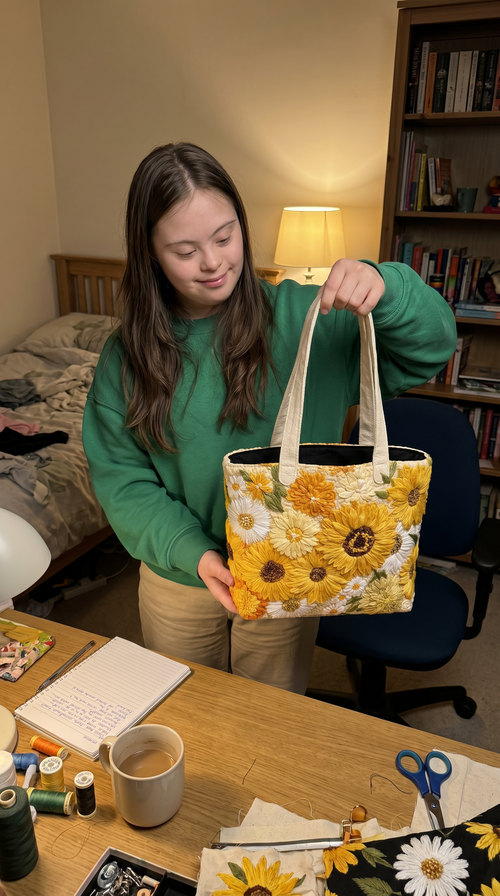 Handcrafted tote Bag